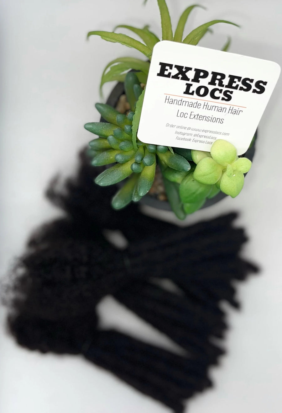 Medium Width Loc Extensions (Natural Black Color)